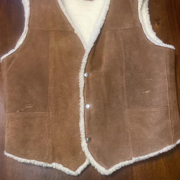 Vintage Supermex genuine leather vest size XL - Picture 3 of 13